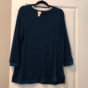 Chico’s 3/4 sleeve Tunic Sweater
